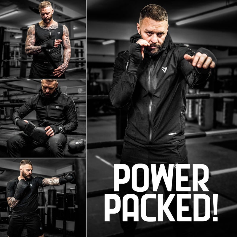 Rdx أربطة يد بوكسينغ جيل RDX الداخلية للرجال والنساء، أحزمة معصم طويلة 100 سم، حماية من الكف padded مرنة تحت القفازات، موياي تاي MMA كيك بوكسينغ فنون القتال - Image 5